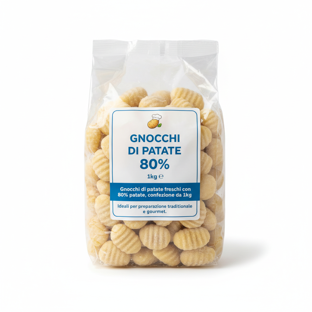 Gnocchi de Pommes de Terre 80% - 1kg