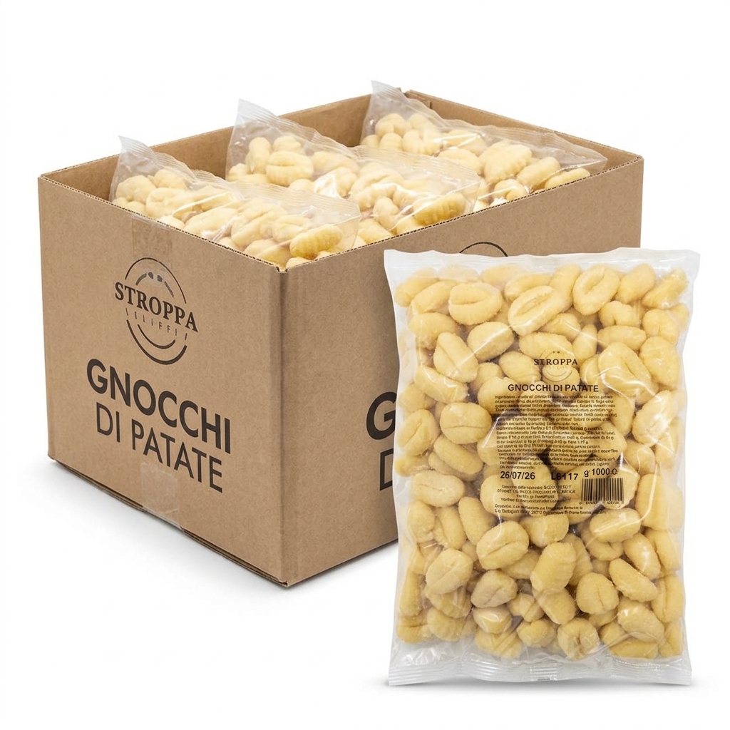 [CGNOCCHI07] Gnocchis de Pommes de Terre 80% 1 kg — Pastificio Stroppa
