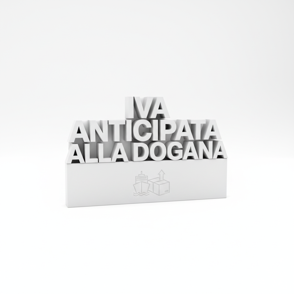 IVA ANTICIPATA ALLA DOGANA