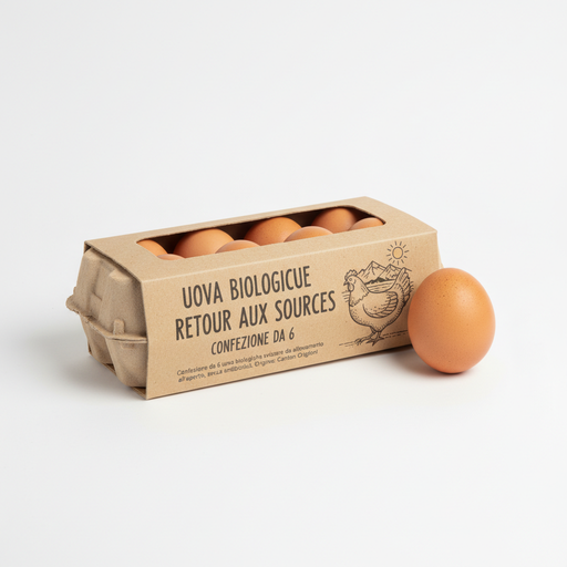 Bio-Freilandeier Retour aux Sources – 6er-Pack