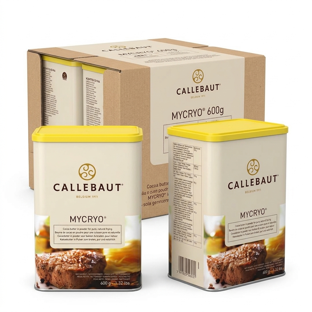 KAKAOBUTTER IN PULVERFORM CALLEBAUT MYCRYO 600G ST AL