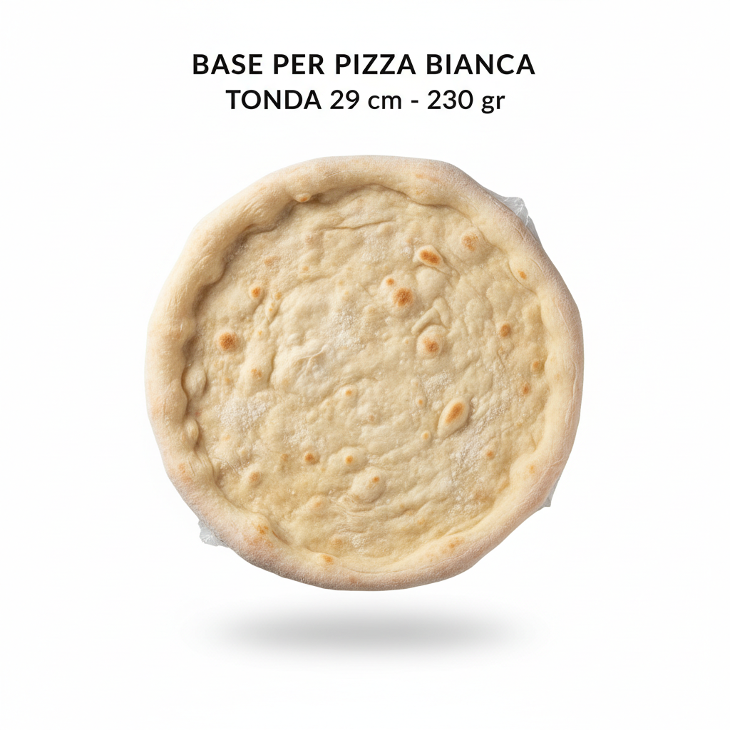 [07110035] Base Pizza Blanche Ronde 29cm 25x230g