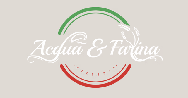 Custom Pizza Boxes Acqua E Farina Zig 33x33x3.5 100pcs Crt Sifa