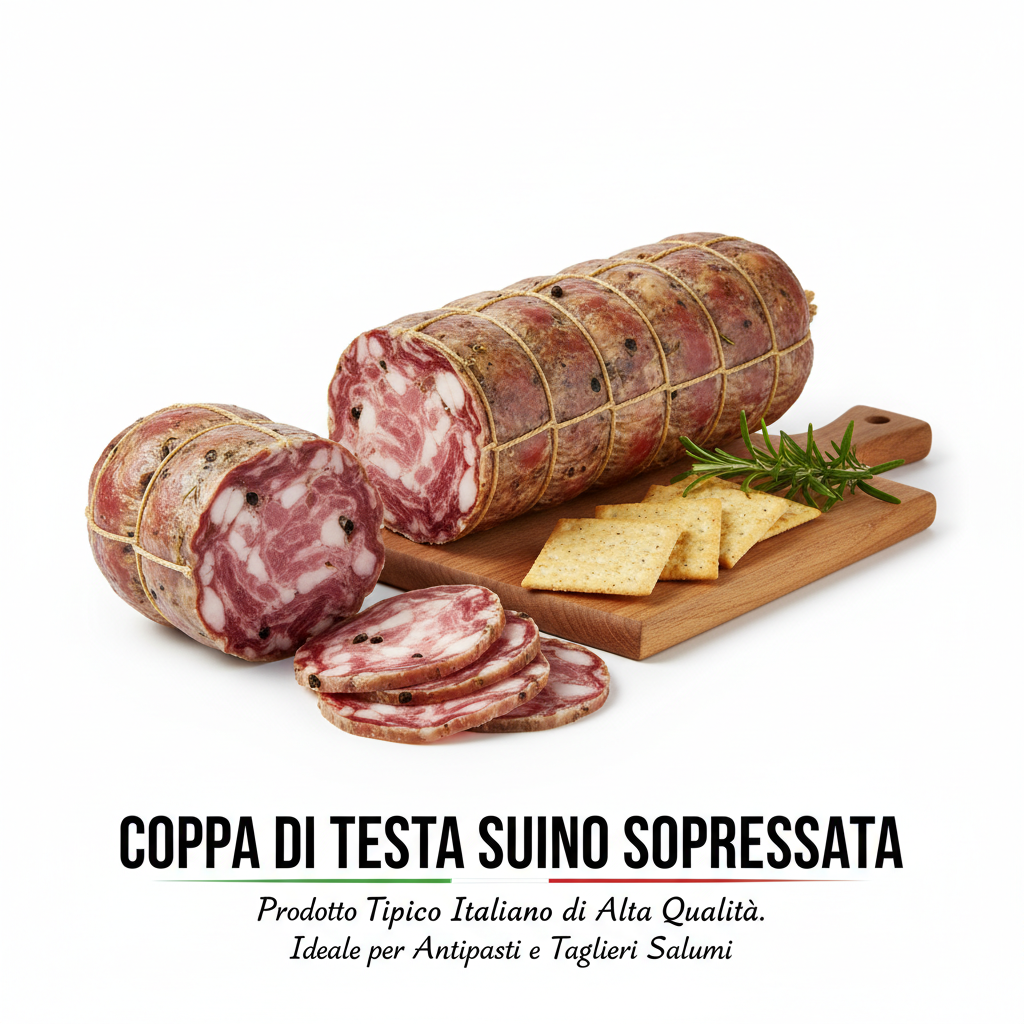 Schweinskopfsülze Sopressata
