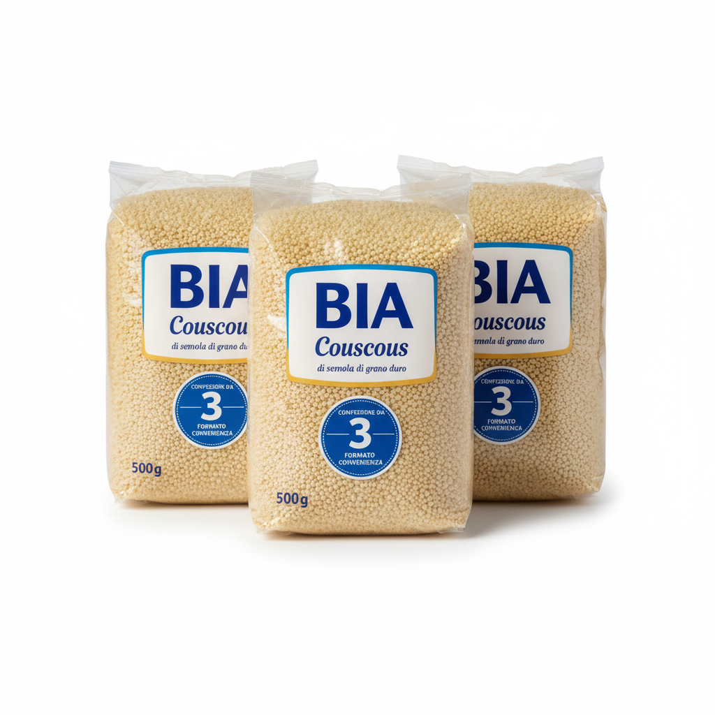 BIA Couscous 500g - Confezione da 3