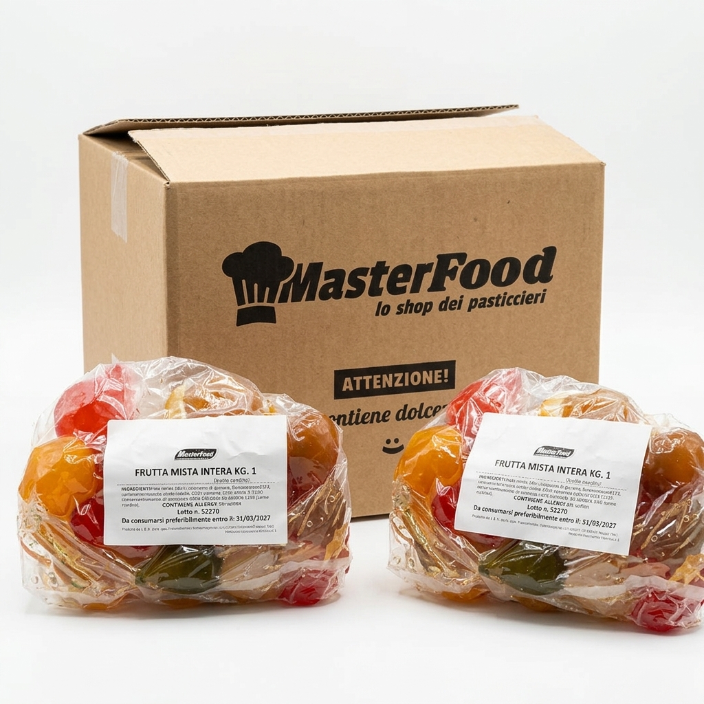 FRUTTA CANDITA MISTA INTERA 1KG MFOOD