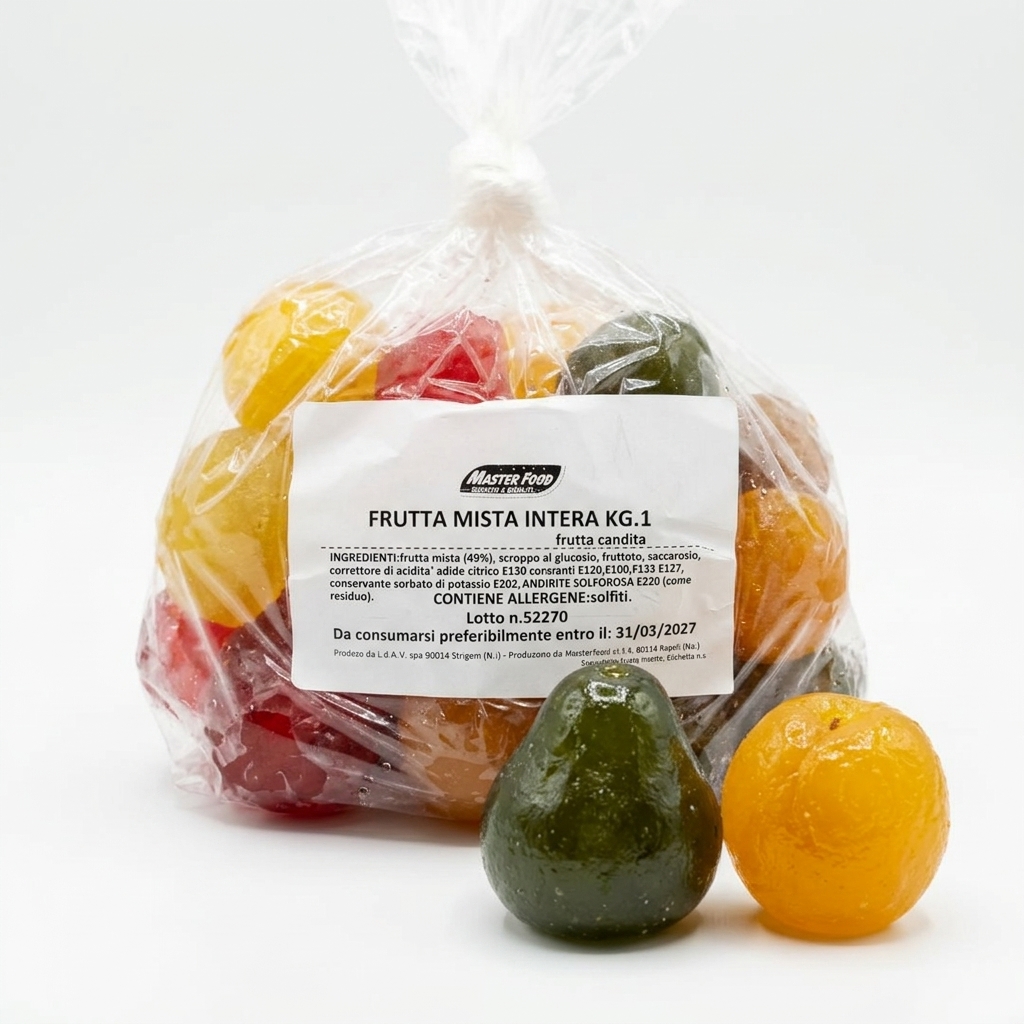 WHOLE MIXED CANDIED FRUIT 1KG MFOOD