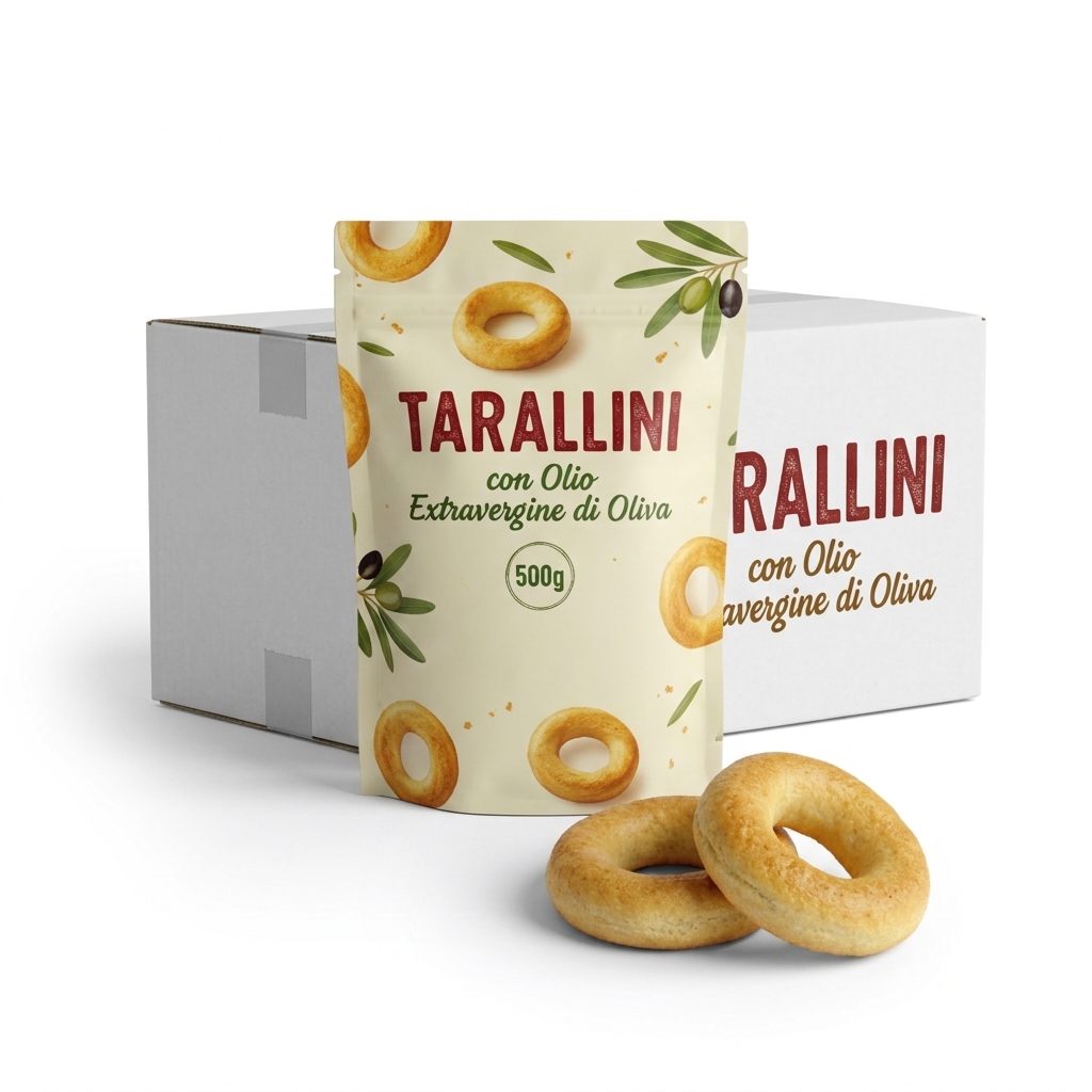 [09980949] Tarallini con Olio Extravergine di Oliva 500 g