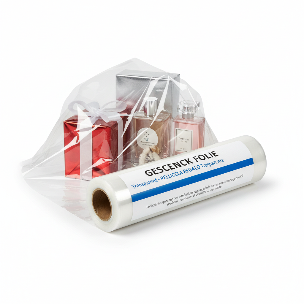 Geschenkfolie Transparent - Pellicola Regalo Trasparente