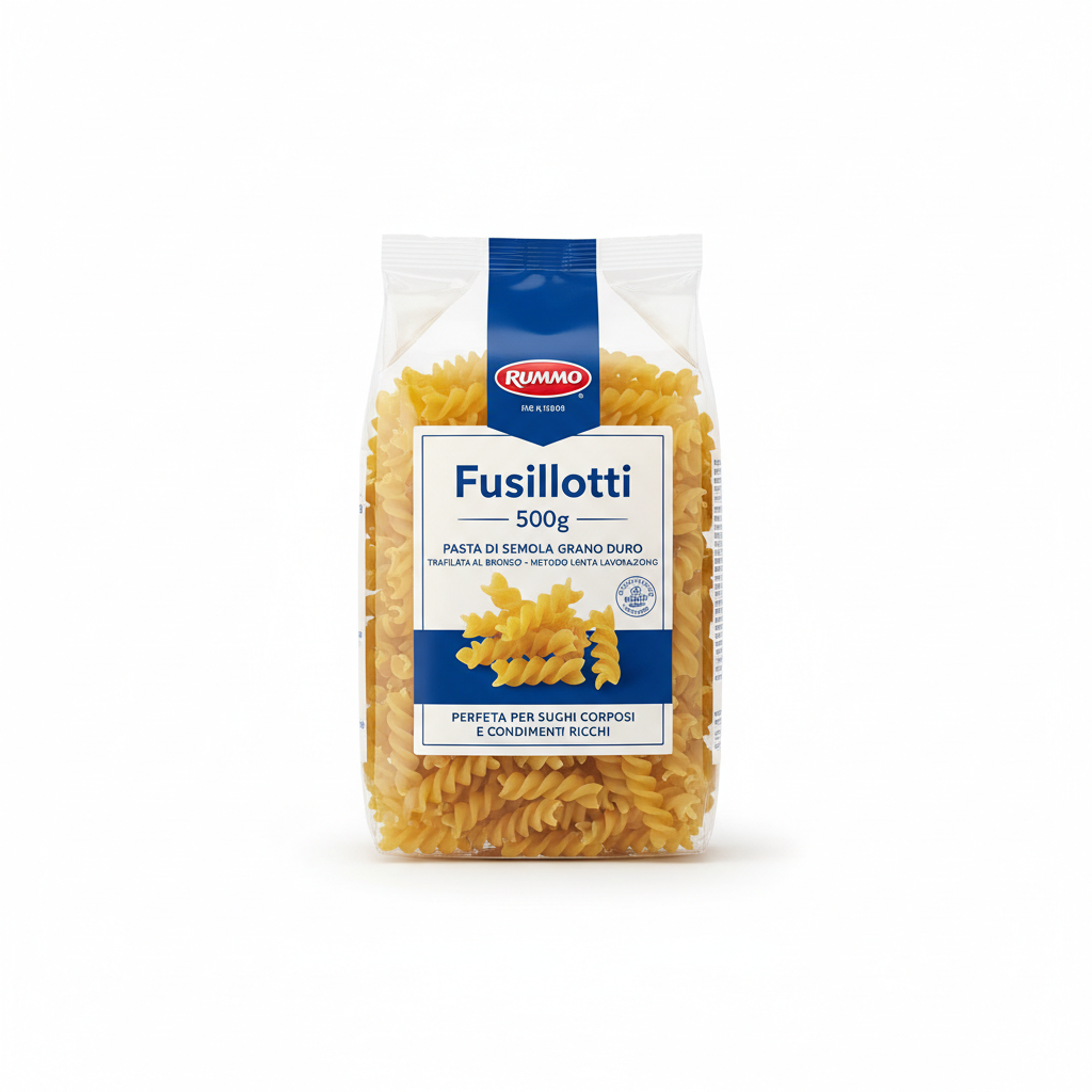 Fusillotti Rummo 500g - Pasta Di Griess Di Grano Duro - Italienische Pasta
