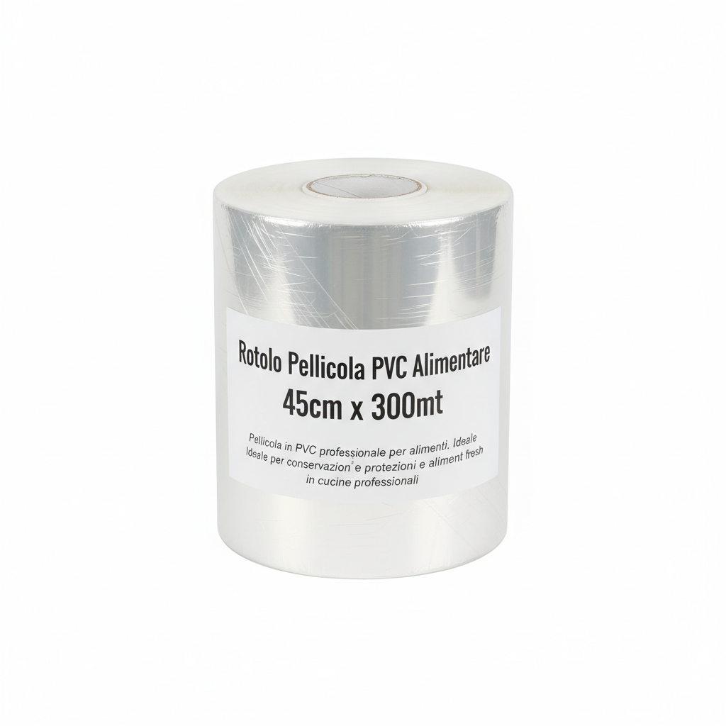 Rotolo Pellicola Pvc Alimentare 45cm X 300mt