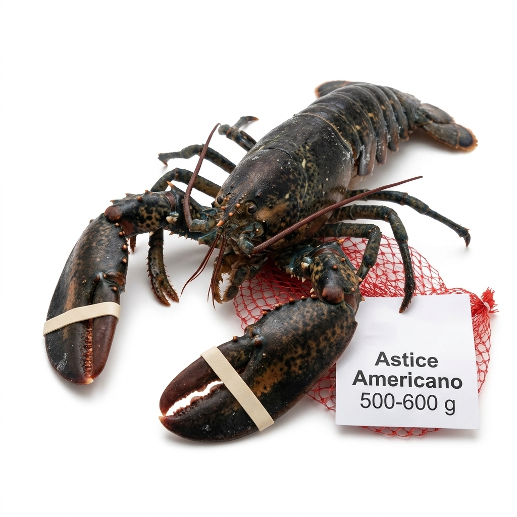 [06100729] Homard américain entier cru surgelé en filet 500–600 g POL
