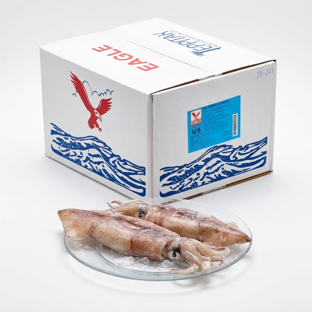 [06101504] Calamaro del Pacifico U/5 Surgelato — Teppitak