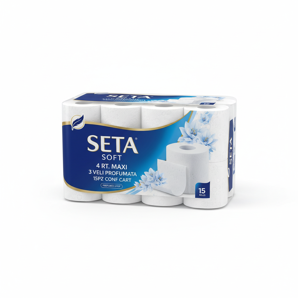 Seta Soft 4 Rt. Maxi 3 Veli Profumata 15pz pkg Cart