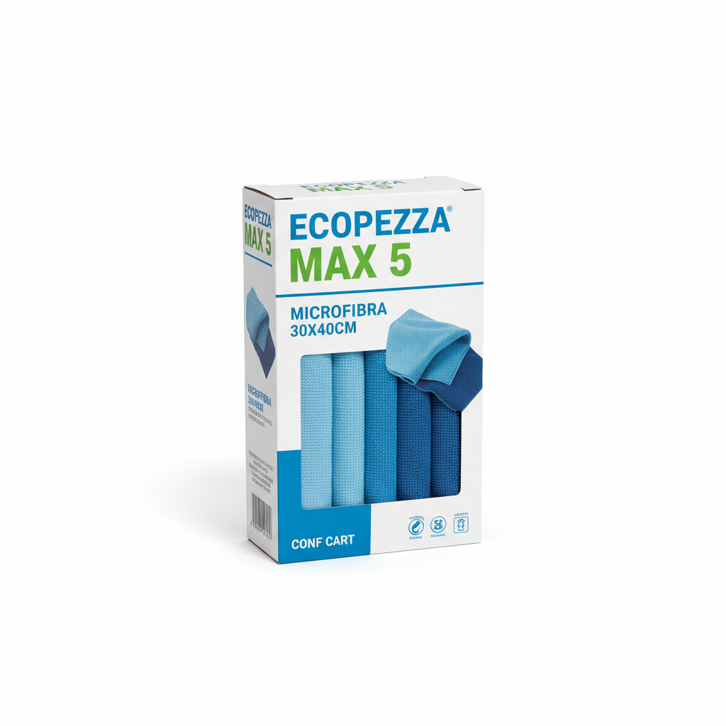 Ecopezza Max 5 Microfibra 30x40cm pkg Cart