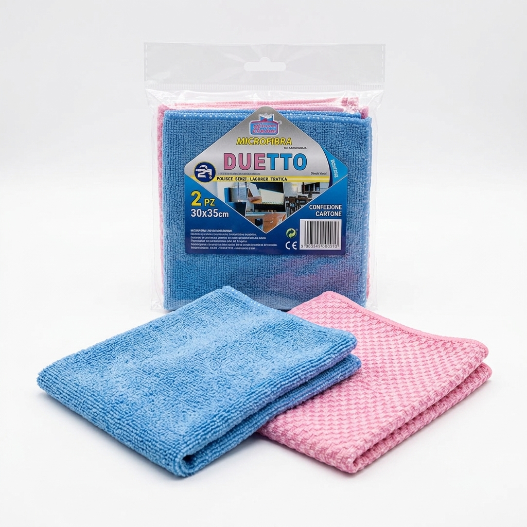 Chiffon Microfibre Duetto 30x35 cm (Lot de 2)