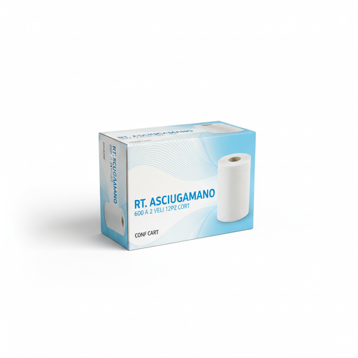 Rt. Asciugamano 600 a 2 Veli 12pz pack CART