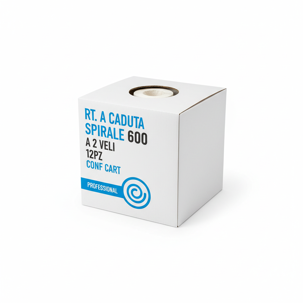 Rt. a Caduta Spirale 600 a 2 Veli 12pz conf CART