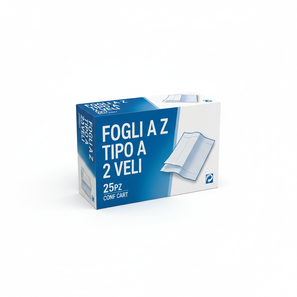Fogli A Z Typ A 2 Veli 25pz pkg Cart