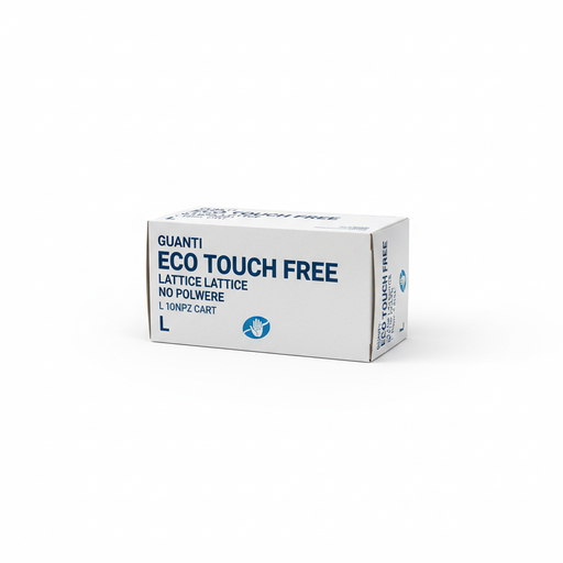 Guanti Eco Touch Free Lattice No Polvere l 100pz pkg Cart