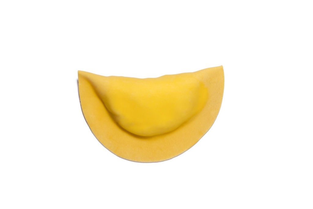 Robiola, Eggplant and Pine Nut Filled Pasta 1 kg (Case approx. 5 kg) MARC (Treccia, Verde, 250gr)