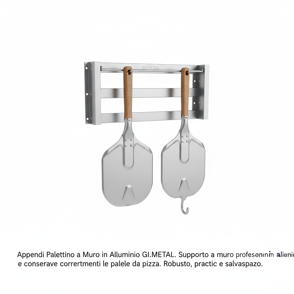 Appendi Palettino A Muro In Alluminio Gi.metal