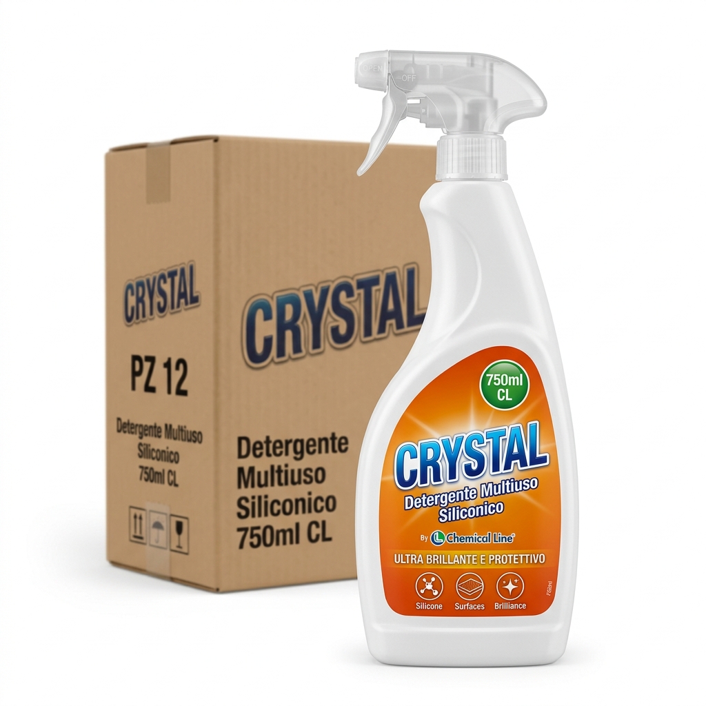 [CRY 75] Crystal Nettoyant Multi-Usage Silicone 750 ml — Chemical Line