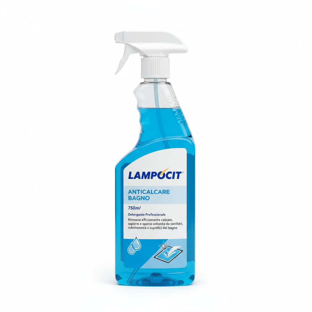 LAMPOCIT Bathroom Limescale Remover 750ml - Professional Cleaner