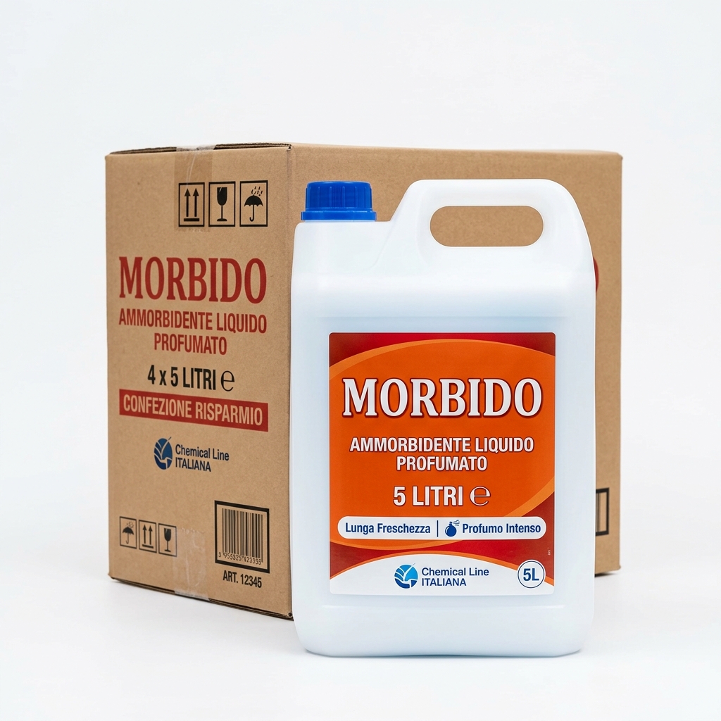 MORBIDO AMMORBIDENTE LIQUIDO PROFUMATO 5 LITRI