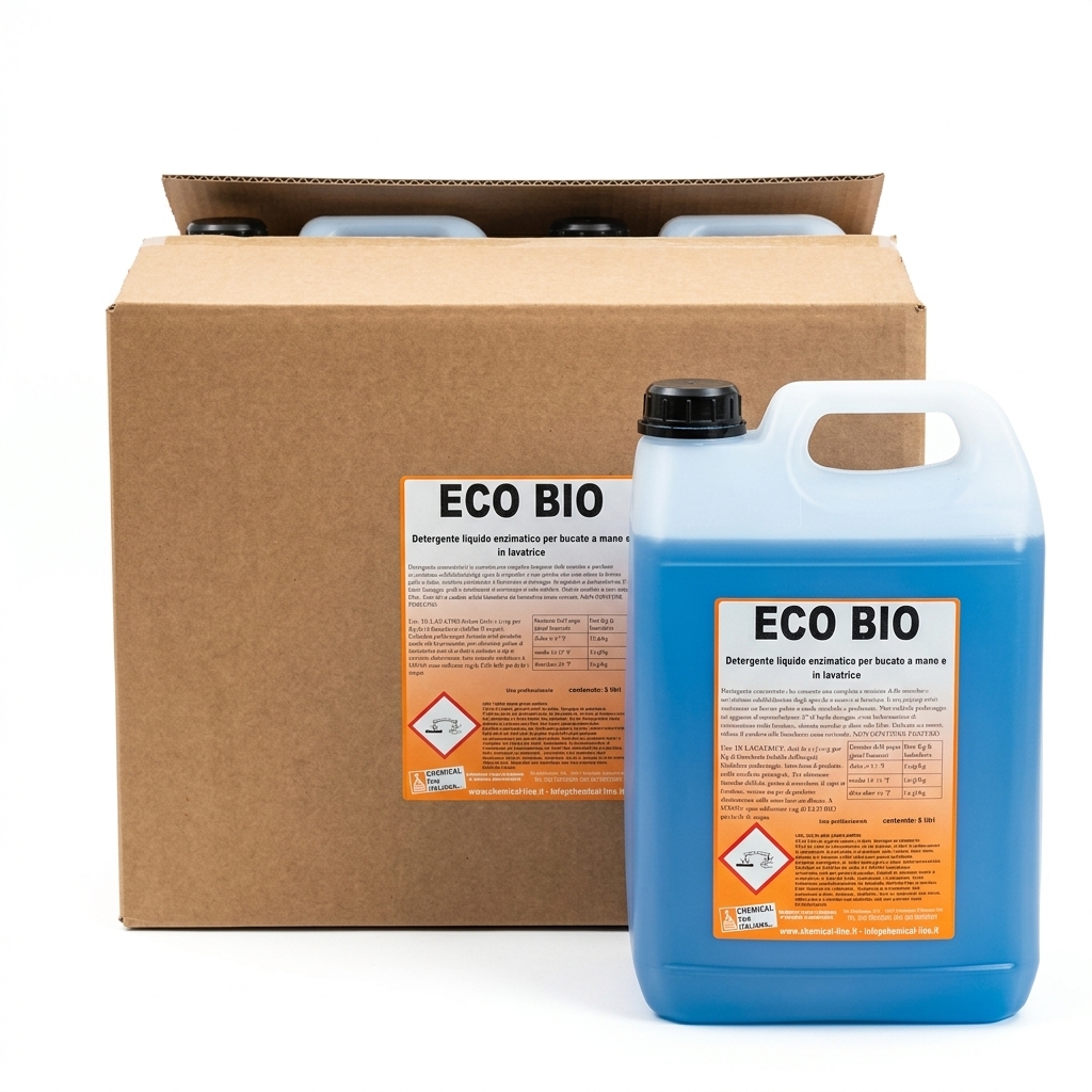 ECO BIO DETERGENTE LIQUIDO ENZIMATICO PER BUCATO 5LT CL