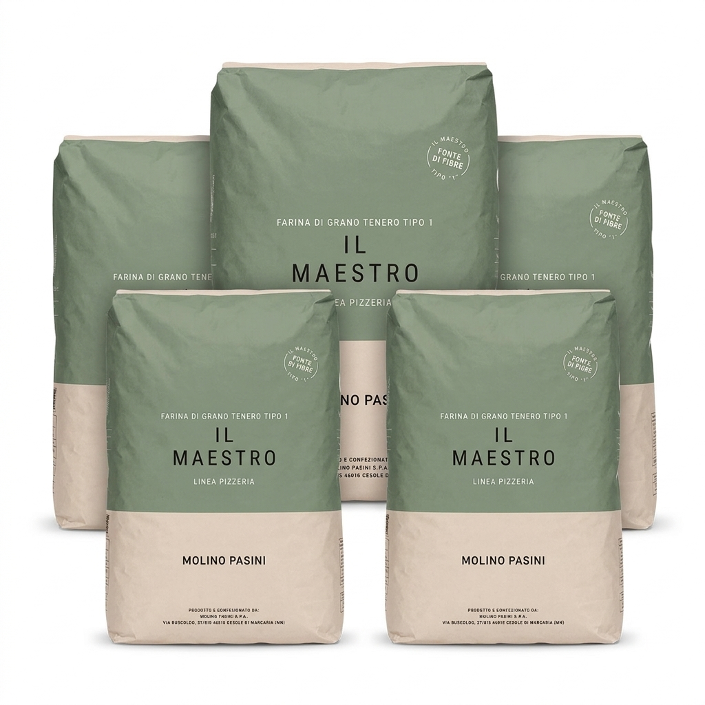 Weichweizenmehl Typ 1 Il Maestro Pizzeria 25 kg - Molino Pasini