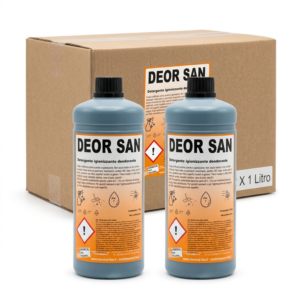 DEOR SAN SANITIZING DEODORANT DETERGENT 1L CL