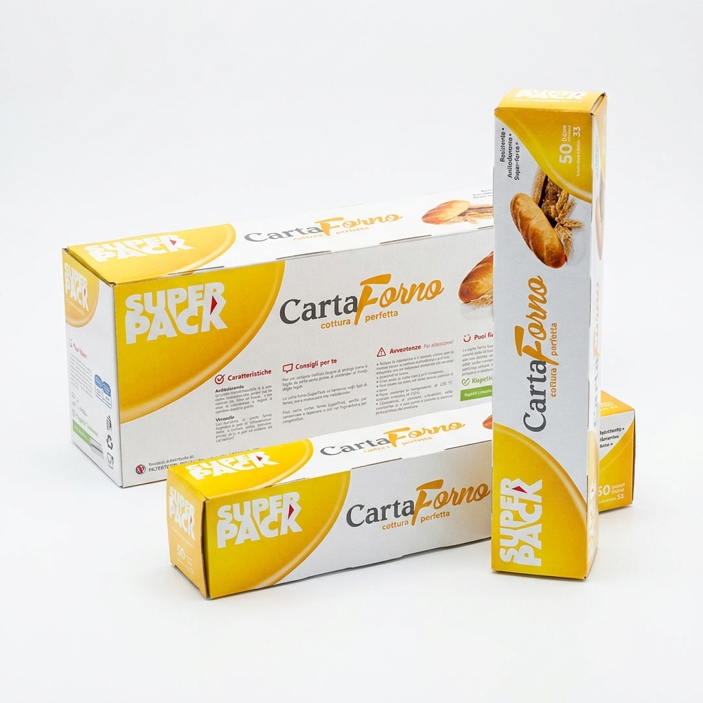 [09971001] Double-Sided Siliconized Baking Paper Roll 50 m x 33 cm — LAPA