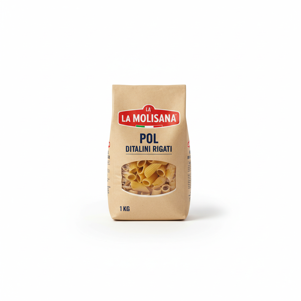 DITALINI RIGATI 1KG LA MOLISANA POL