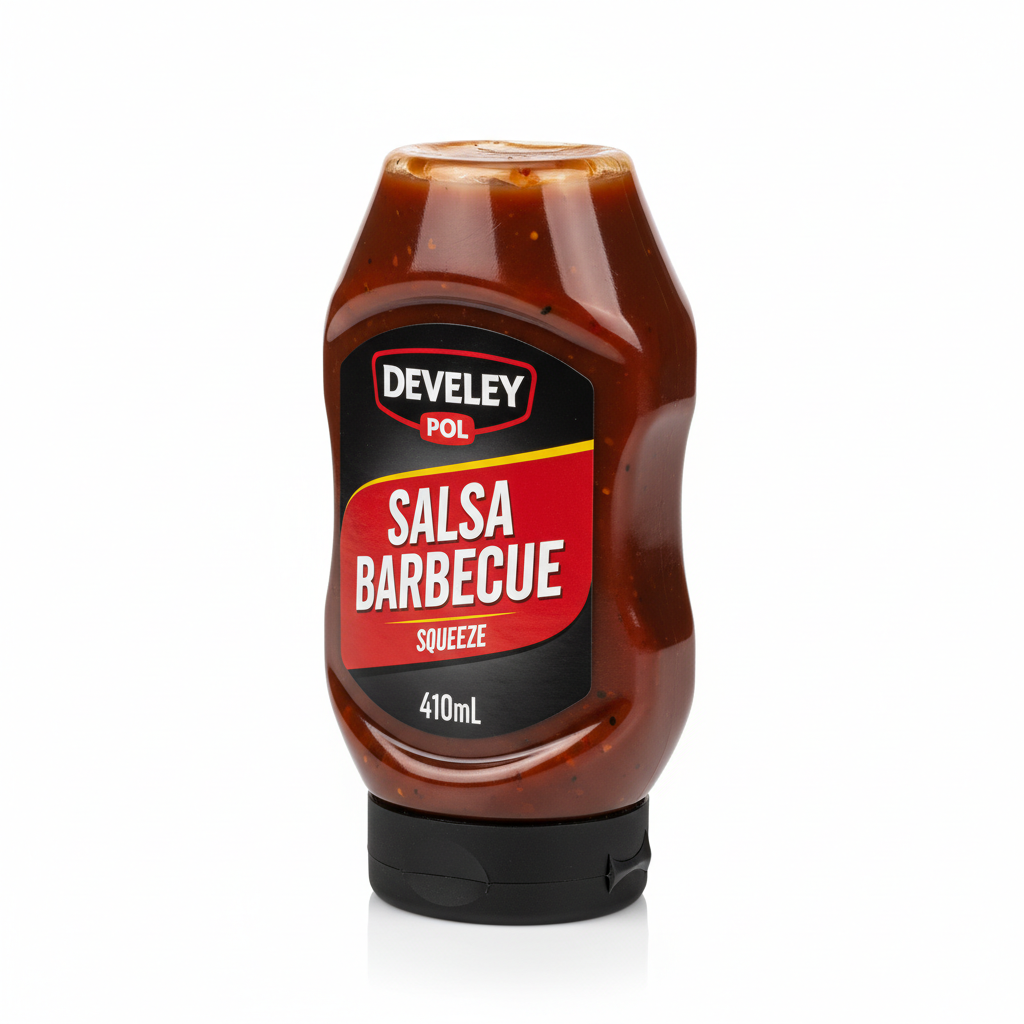 SALSA BARBECUE SQUEEZE 410ML DEVELEY POL