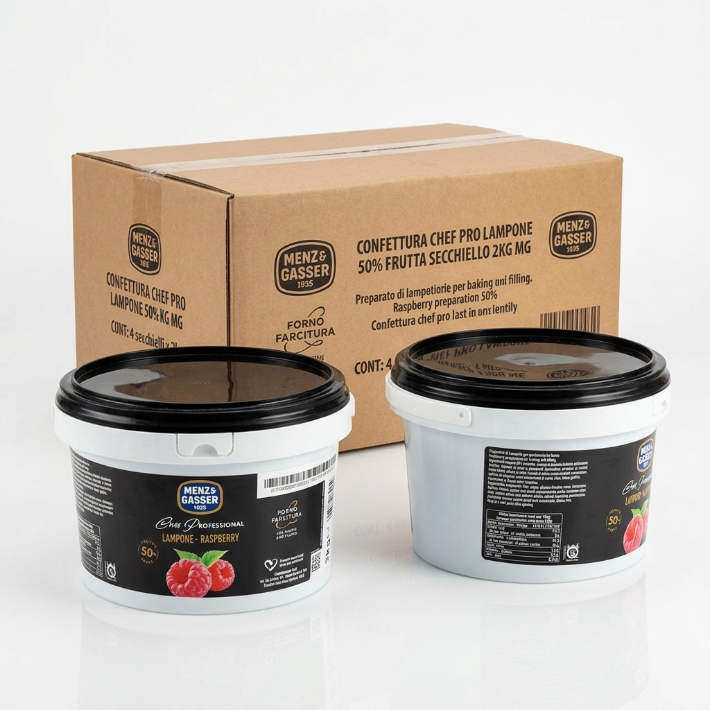 [09982329] Raspberry Jam Chef Pro 50% Fruit 2 kg — Menz&Gasser
