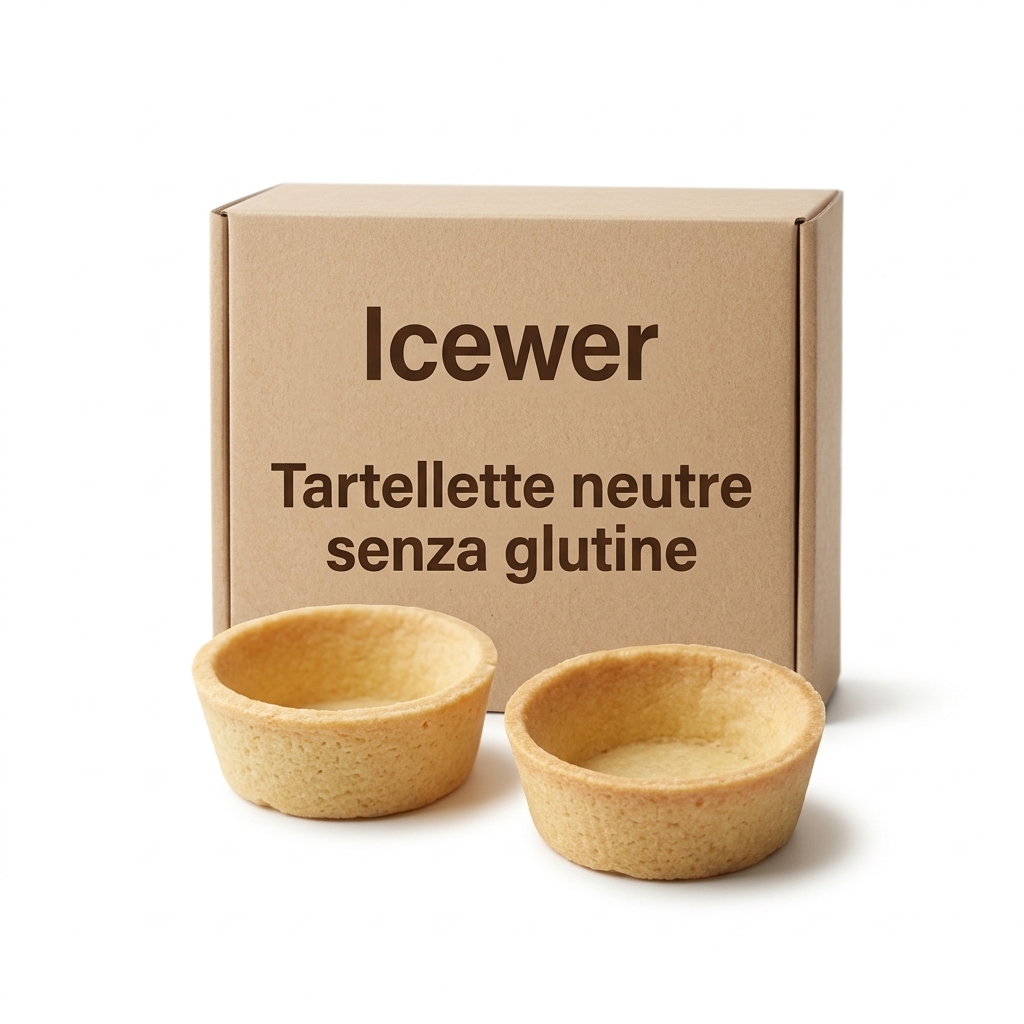 [09934498] Tartelettes neutres sans gluten 50 x 20 mm Icewer