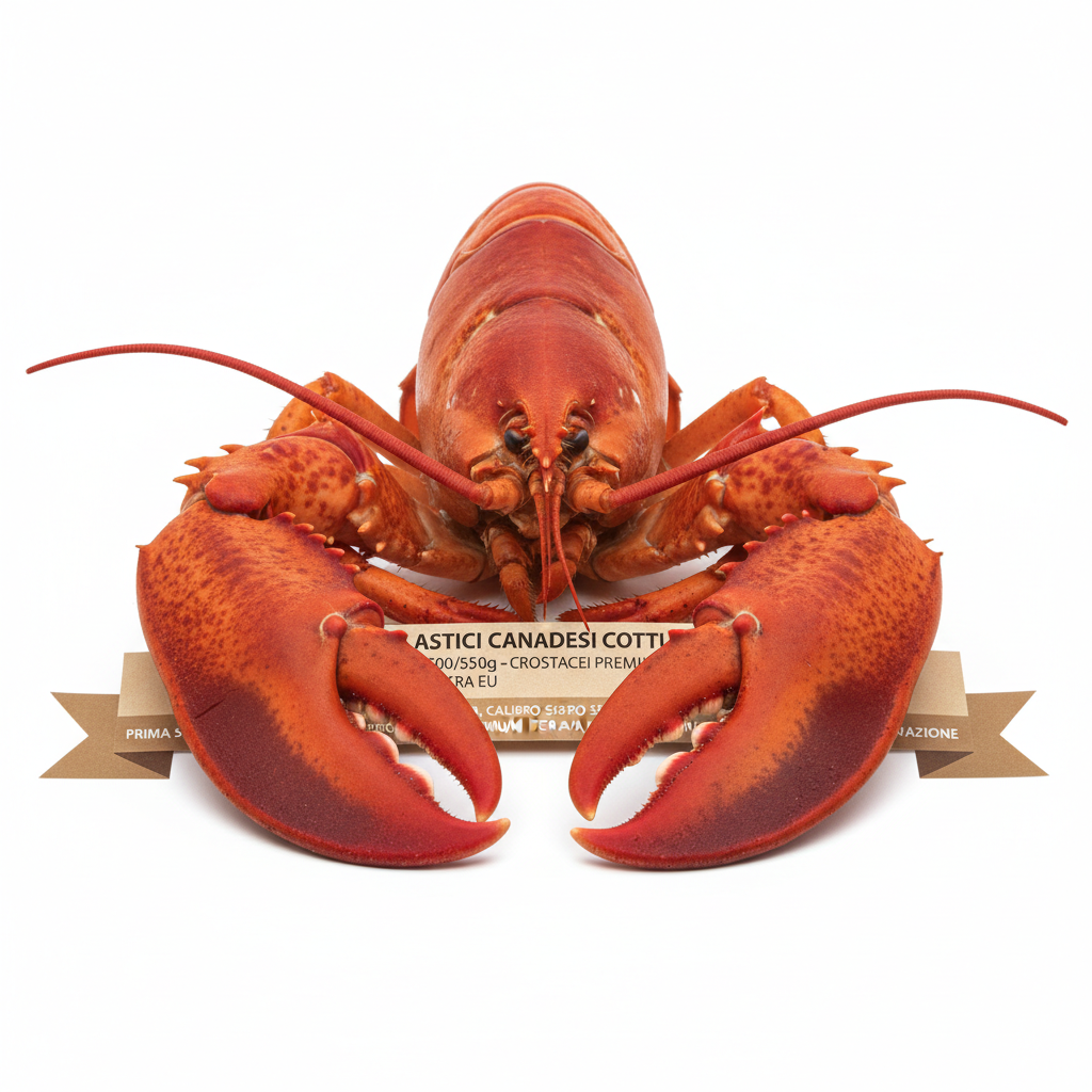 Astici Canadesi Cotti 500/550g - Crostacei Premium Extra