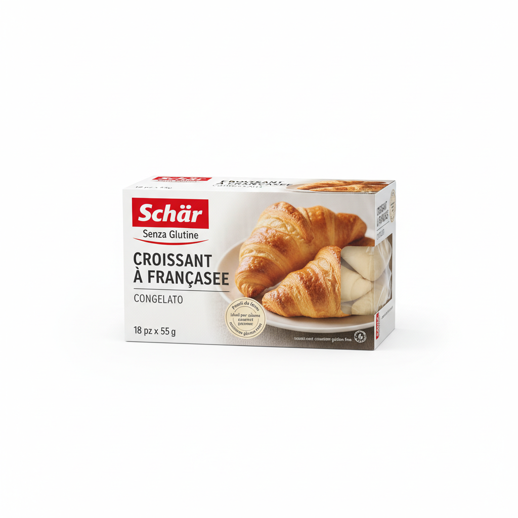 Croissant à la Française Senza Glutine Schär - Congelato (18 pz x 55g)