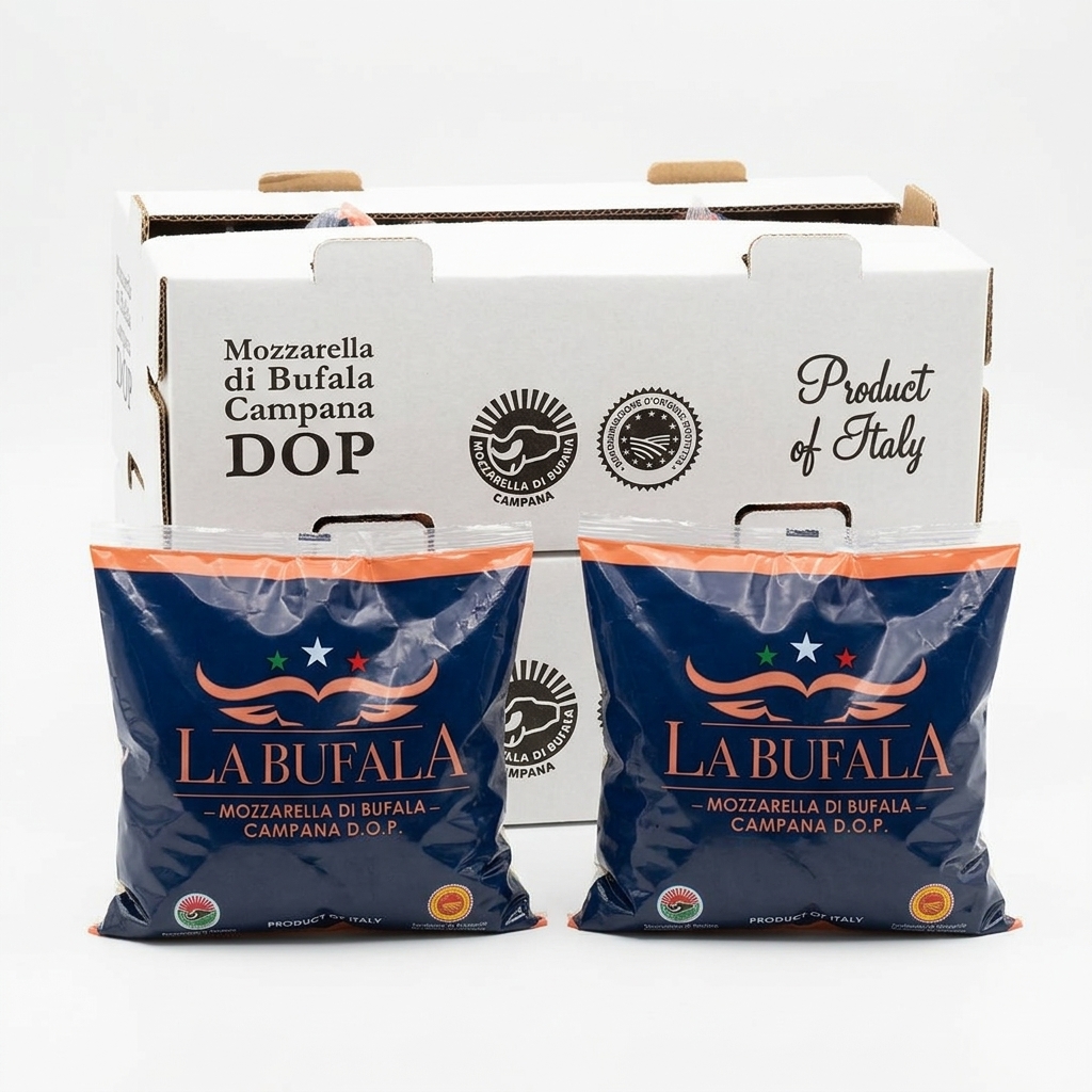 Mozzarella di Bufala Campana DOP 200 g (Cartone 2 kg) — GIFF