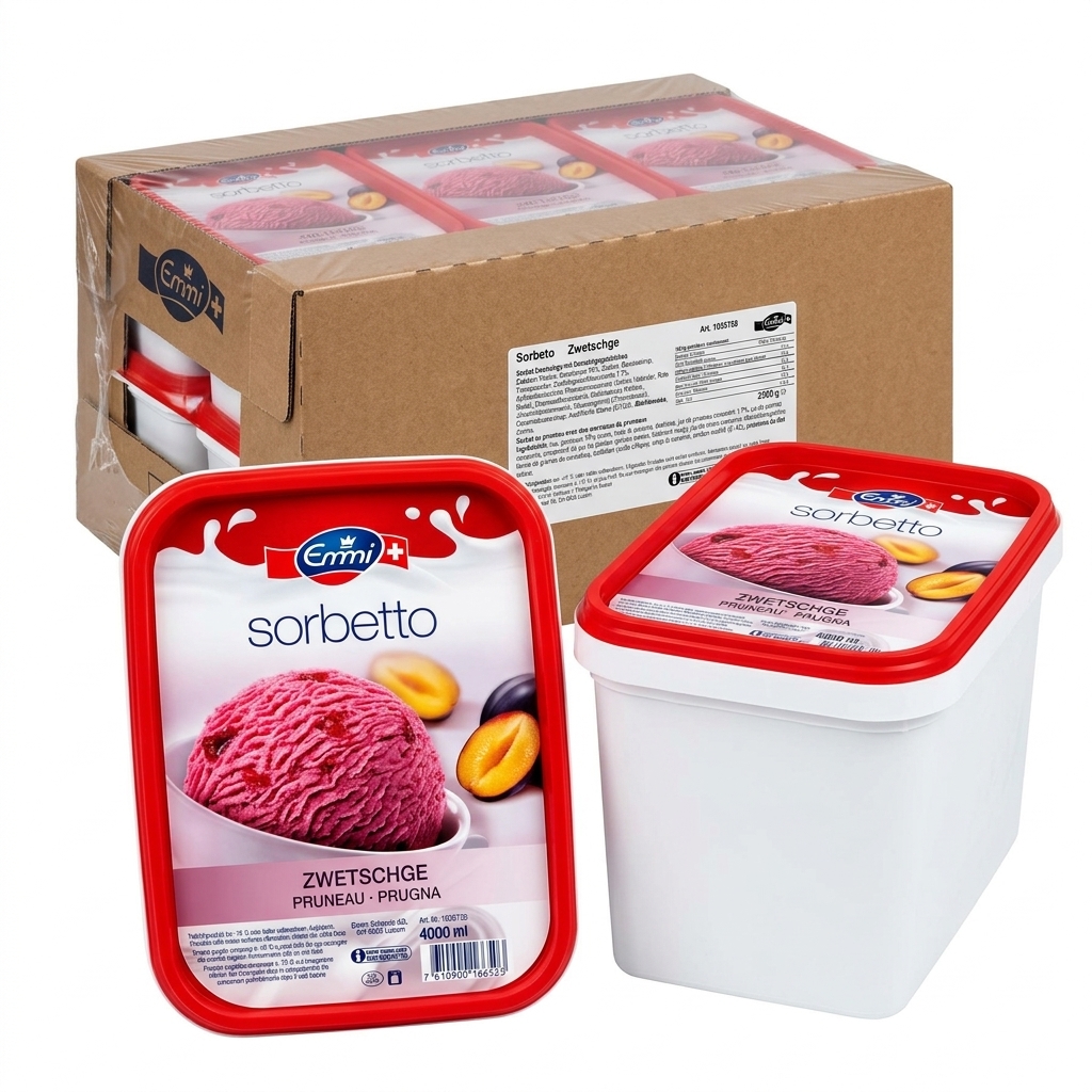 Plum Sorbet (Zwetschge) 4 L — Emmi