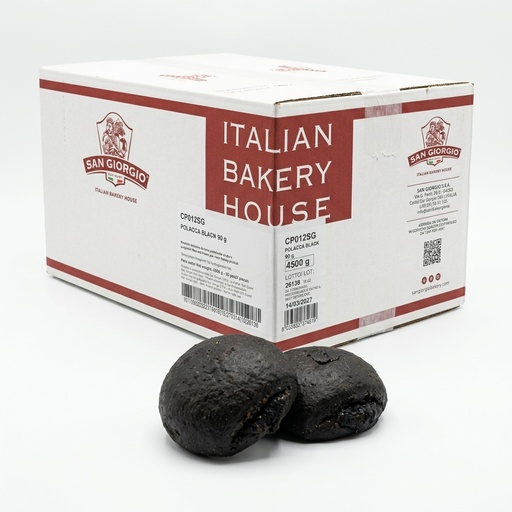 [CP012SG] Polacca Black Edition mit Kakao 90 g (Karton 50 Stk.) — San Giorgio