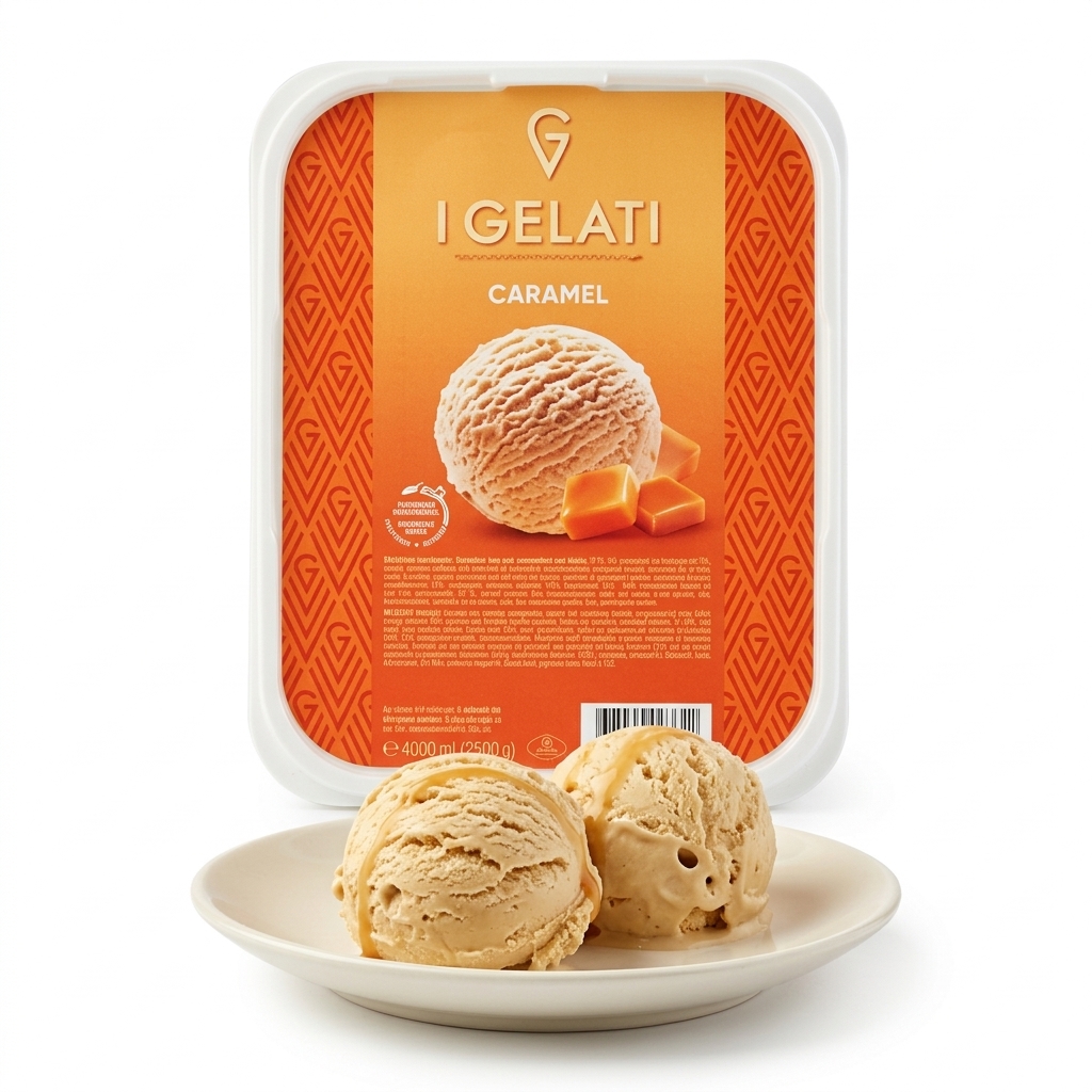 GELATO DOPPELRAHMGLACE CARAMEL I GELATI 4L AL