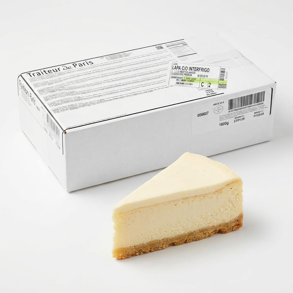 Premium Cheesecake Single Portion 90 g (20 pcs, Carton 1.8 kg) — Traiteur de Paris
