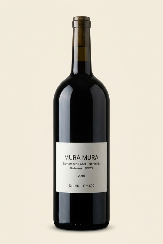 [VRG-MURAMU-BARBARES-2018-1200CL] Mura Mura - Barbaresco Faset 12 Litri (Cassa Legno)