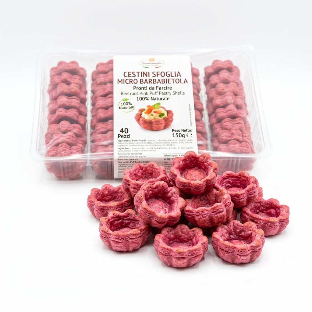 Micro Puff Pastry Beetroot Tartlets Frozen Innovaction