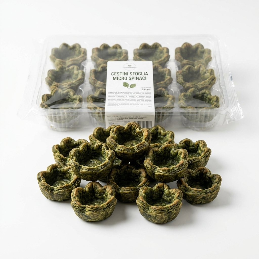 Mini Spinach Puff Pastry Cups Frozen Innovaction