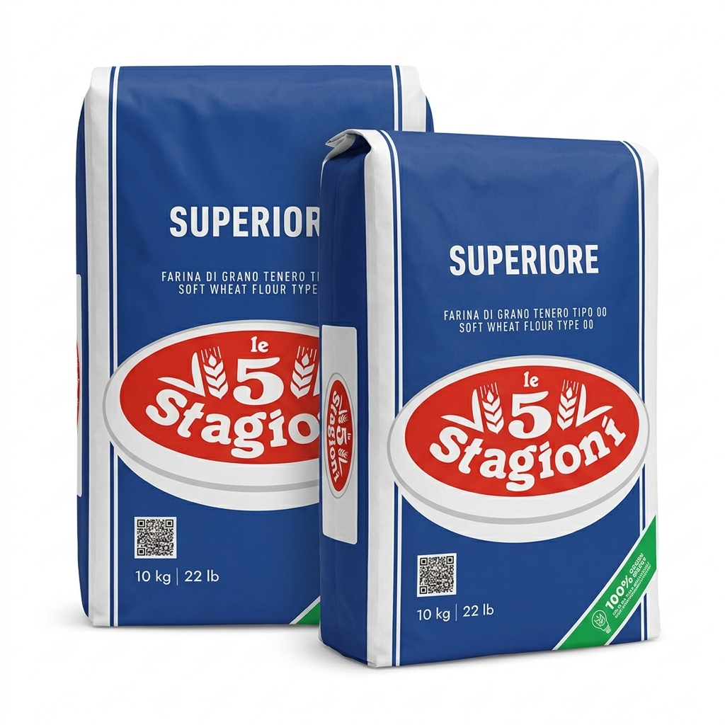Farina Tipo 00 Le 5 Stagioni Superiore W330 Sacco 10 kg
