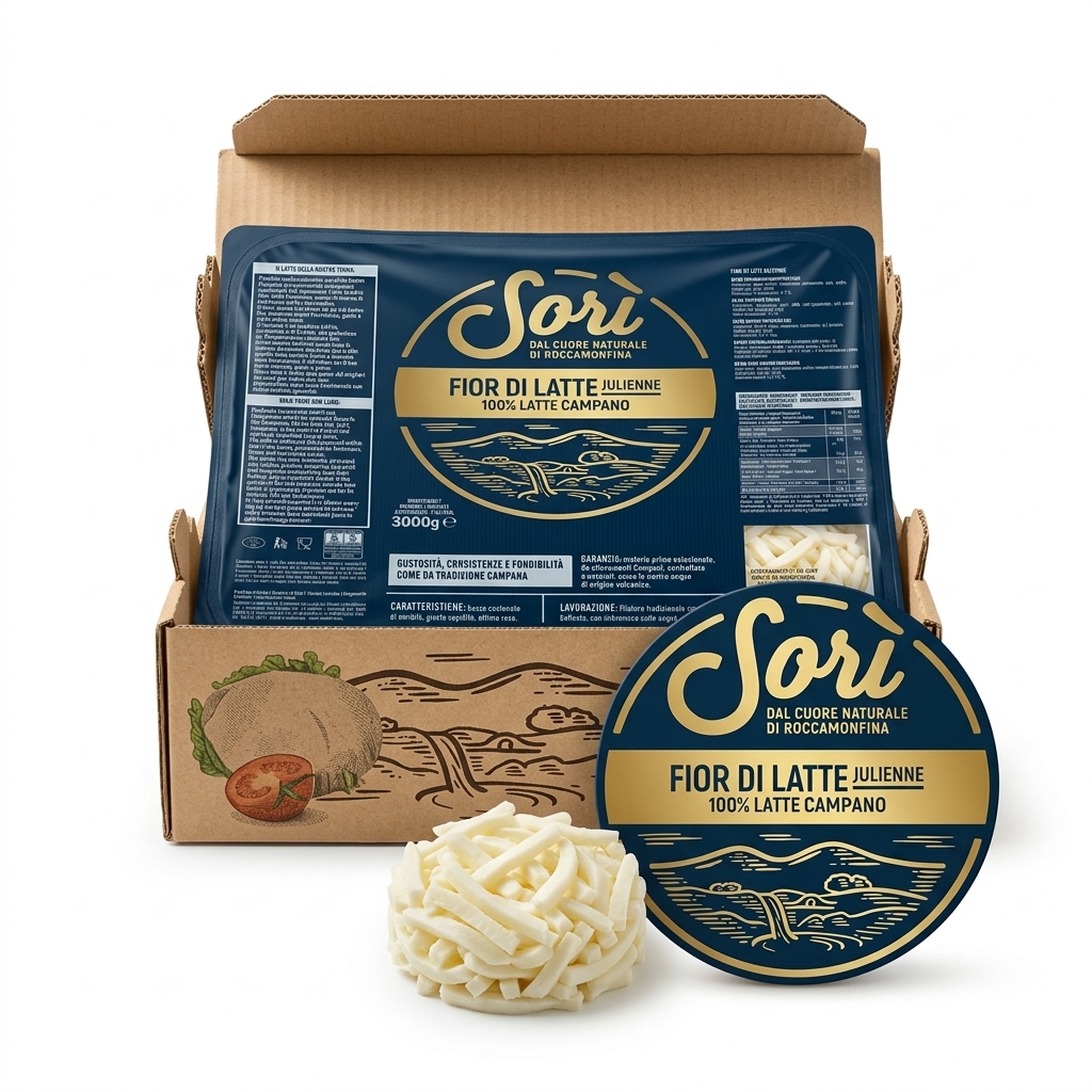 [SRI458] Fior di Latte Julienne 100% Lait de Campanie 3 kg — Sorì Italia