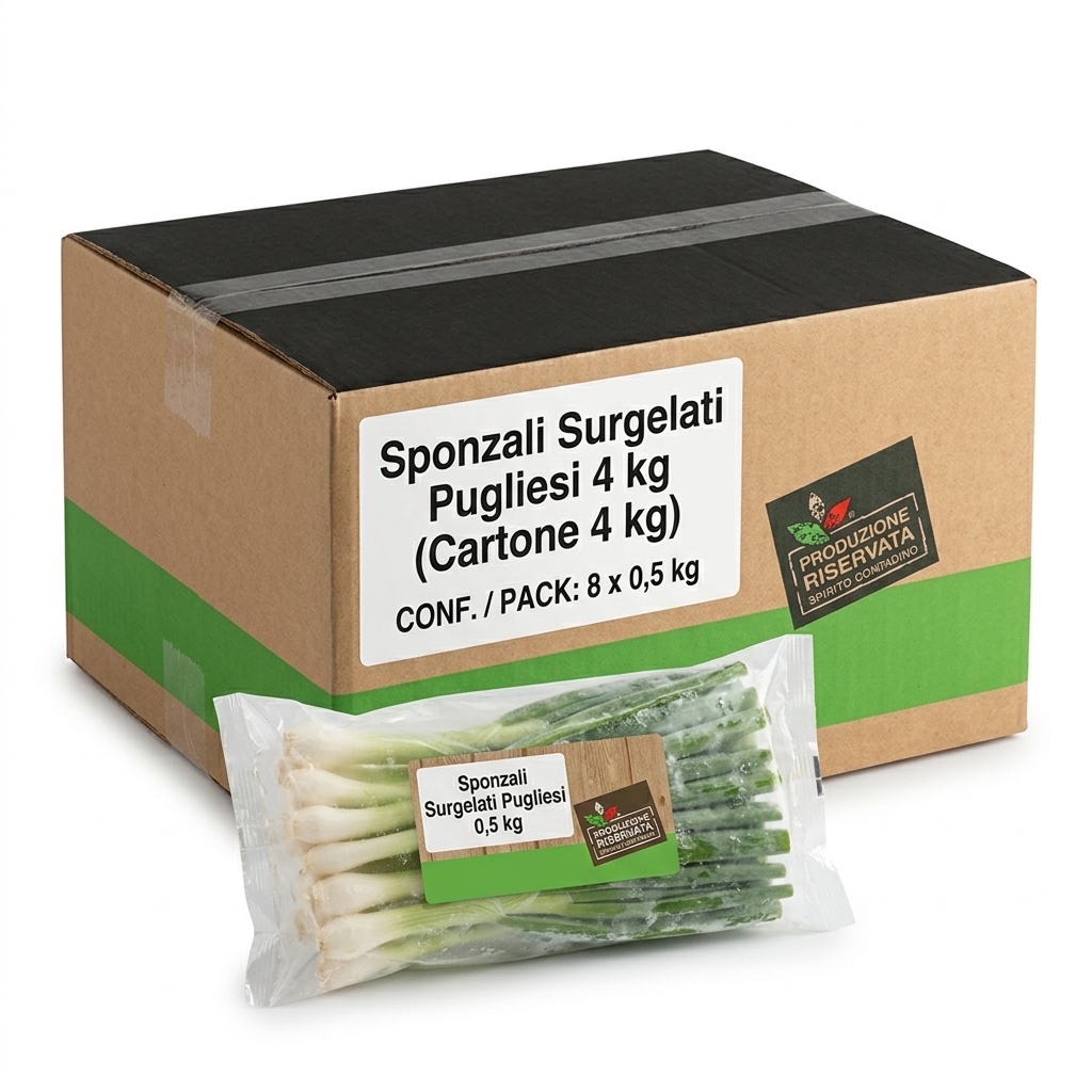Tiefgefrorene Sponzali aus Apulien 4 kg (Karton 4 kg) — Spirito Contadino